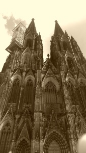 Cologne Cathedral - photo cred: Boyfriend. The man knows his way around the backside of a camera. :)