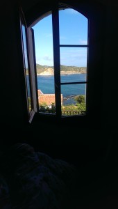 I adored the view from our bedroom.