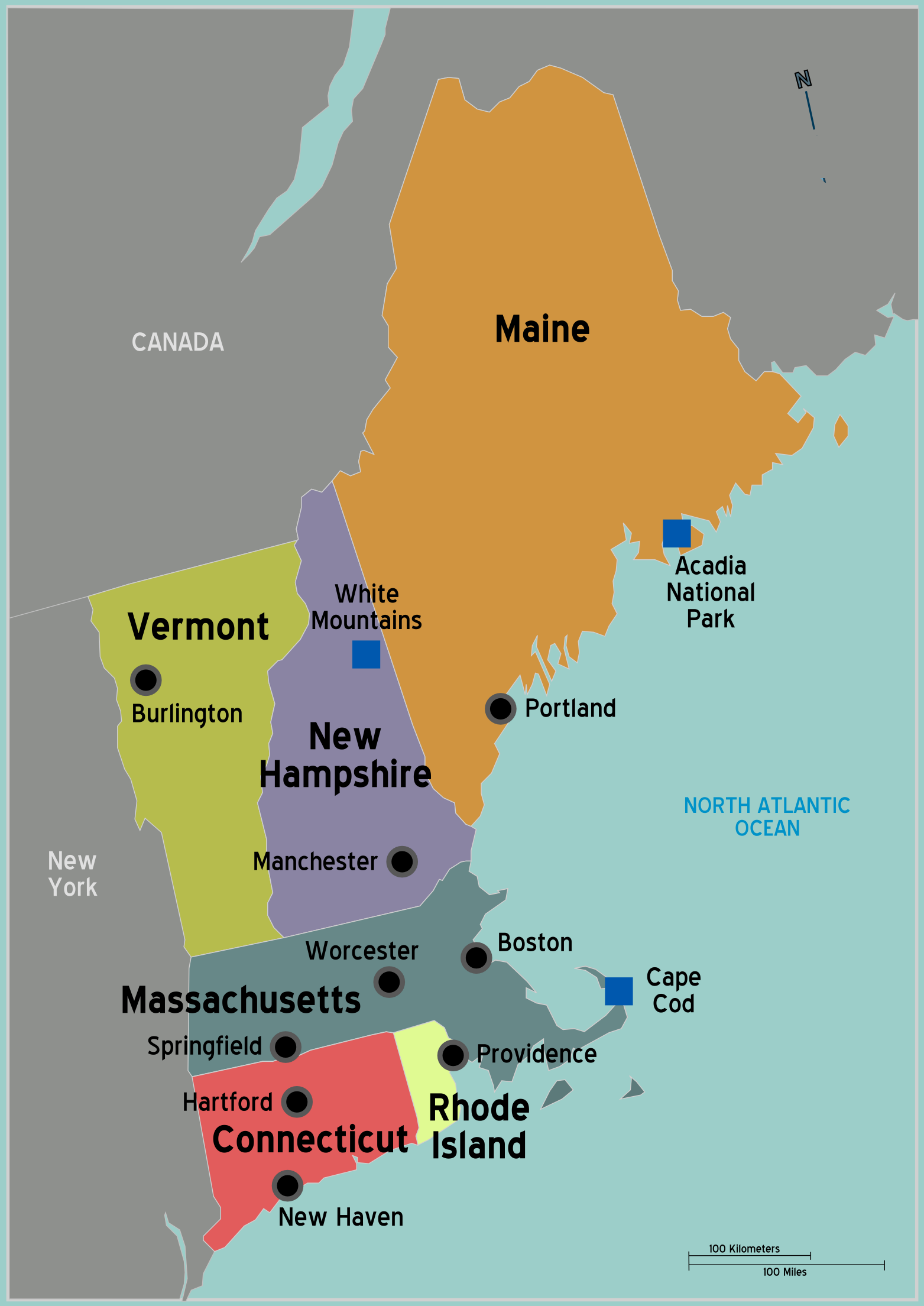 What States Are In The New England Region