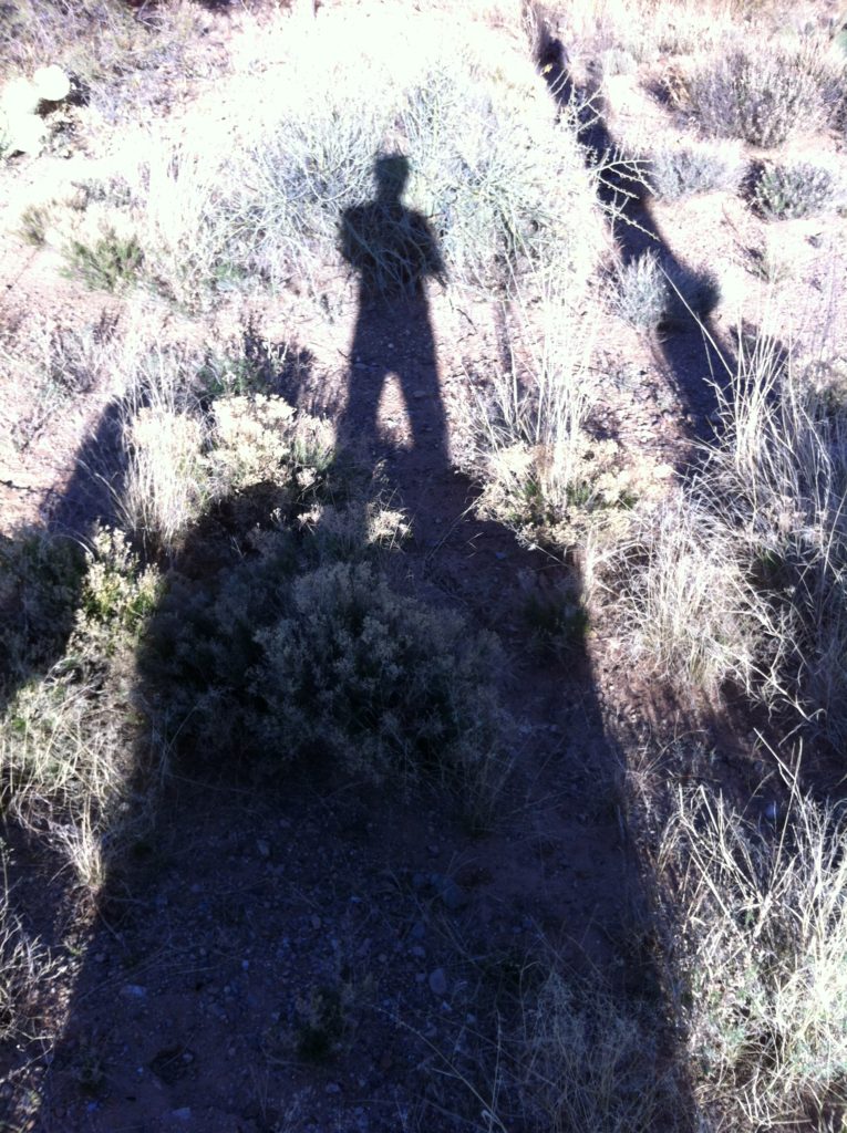 Top slow travel blog Half the Clothes author is a huge weirdo about taking pictures of her shadow.