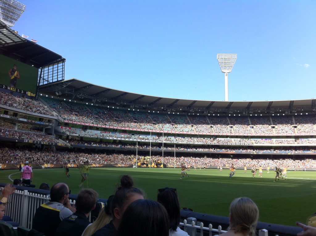 Australian Rules Football AFL has some big differences compared to the American NFL